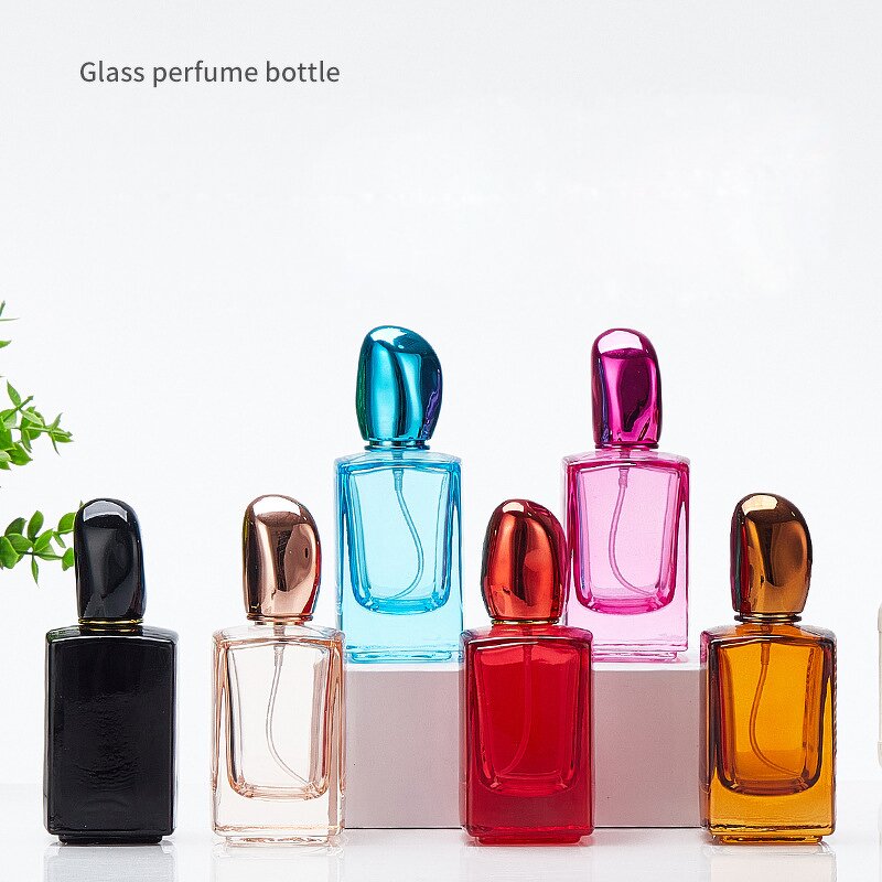 Perfume Glass Bottles Manufacturer - Empty 30ml 50ml Square Shapes Spray Bottles