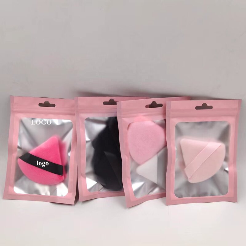Face Makeup Sponge Manufacturer - 2Pcs Private Label Custom Logo Soft Triangle