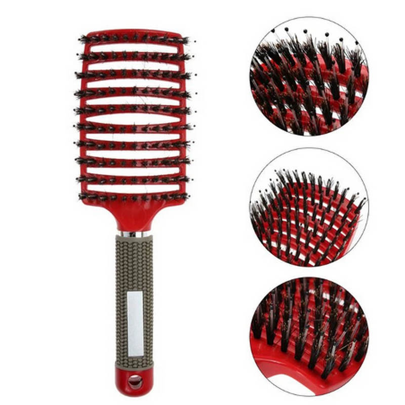 Hair Brush Manufacturer - Scalp Massage Bristle Nylon for Wet Curly Detangle Salon