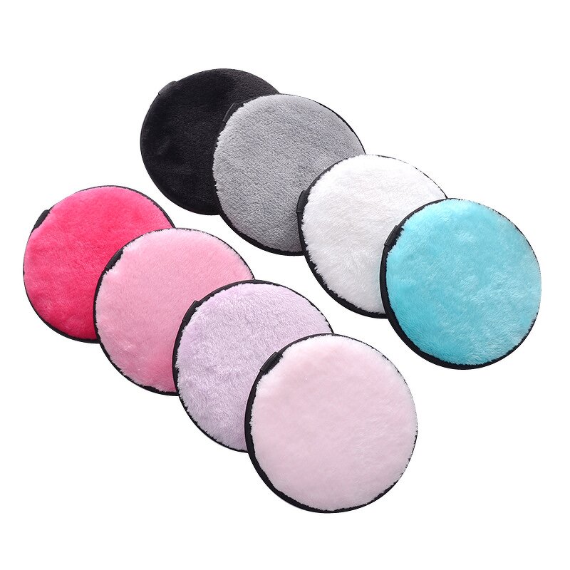 Makeup Remover Pad Manufacturer - 8 Colorful Round Cotton Reusable Soft Face Cleansing