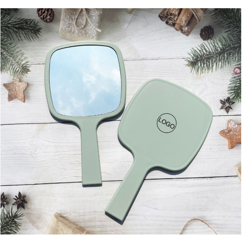 Cosmetic Mirror Manufacturer - New Arrival Customize Logo Square Single Side Handheld
