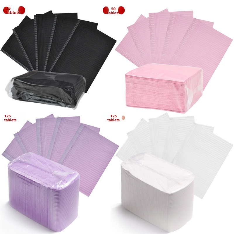 Nail Table Mat Manufacturer - 125 Pieces/Pack Disposable Paper Cleaning Manicure Tool