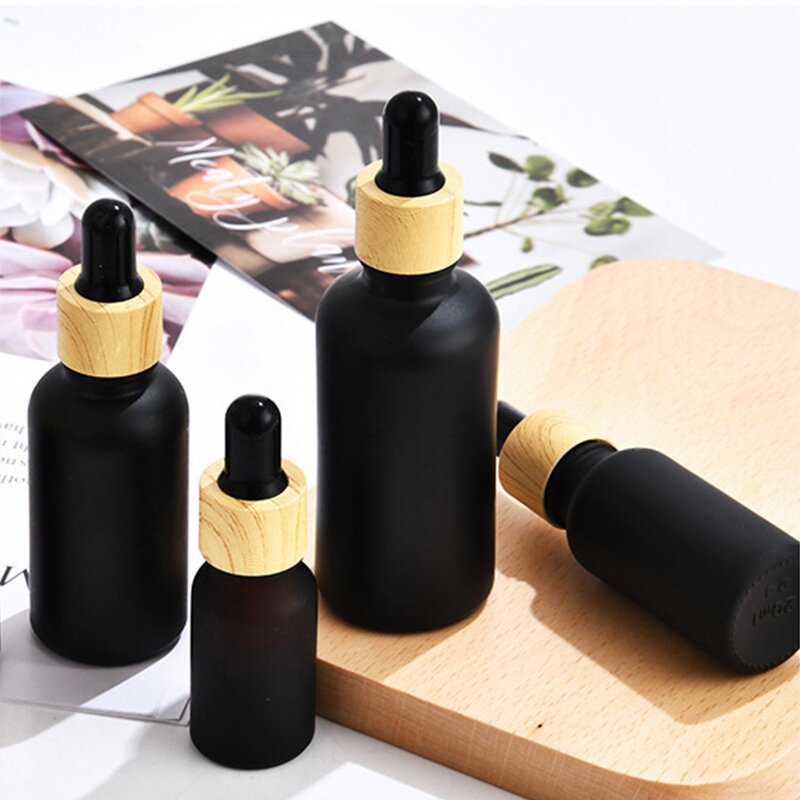 Essential Oil Bottle Manufacturer - Wholesale 10ml 20ml 30ml Black Glass Dropper