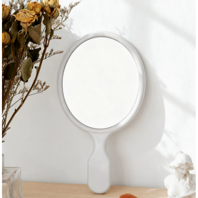 Cosmetic Mirror Manufacturer - High Quality Customize Logo Round Single Side Handheld