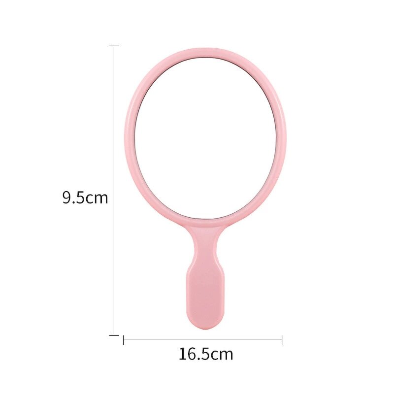 Cosmetic Mirror Manufacturer - High Quality Customize Logo Round Single Side Handheld