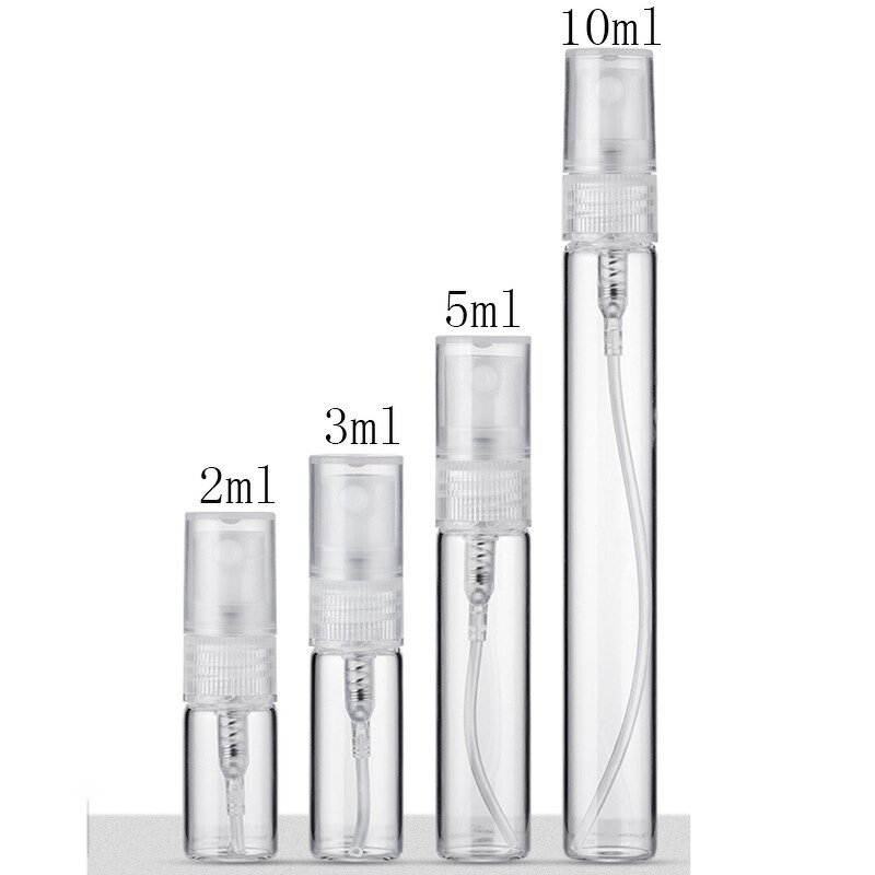 Perfume Bottle Manufacturer - Empty Travel Size 2ml 3ml 5ml 10ml Transparent Glass