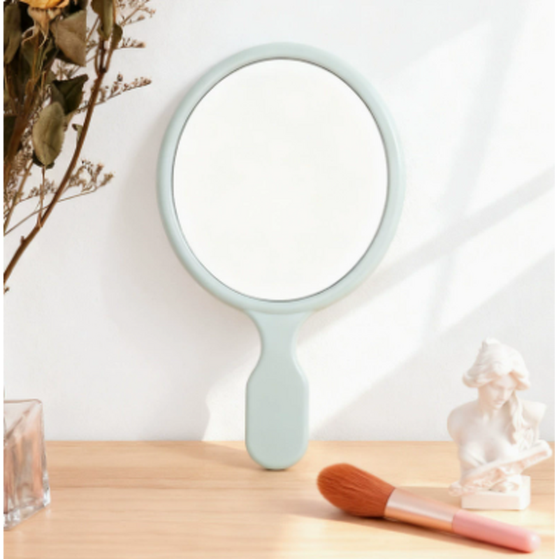 Cosmetic Mirror Manufacturer - High Quality Customize Logo Round Single Side Handheld