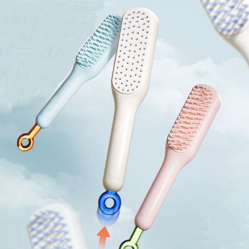 Hair Comb Manufacturer - Travel Size Portable Anti-static Self-cleaning Detangling