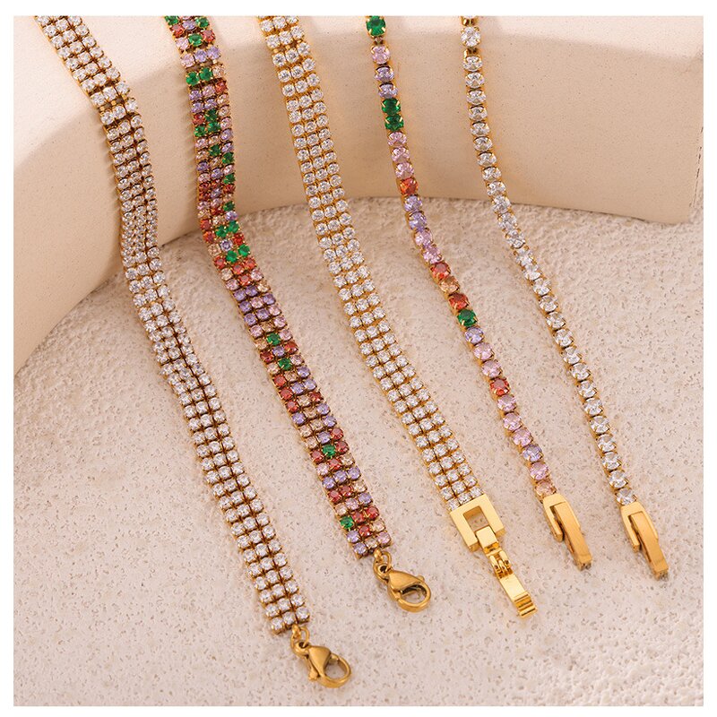 Bracelet Manufacturer - Fashion Body Jewelry Diamond Women's Zircon Titanium Steel