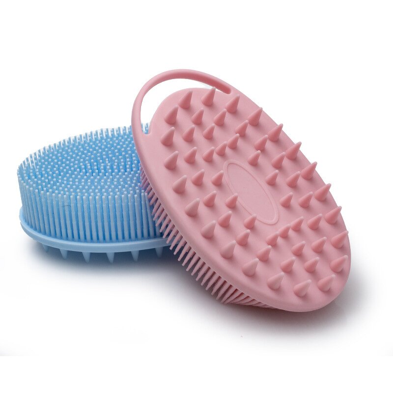 Body Brush Manufacturer - New Arrival Soft Dry Hair Cleaning Silicone Bath Sponge