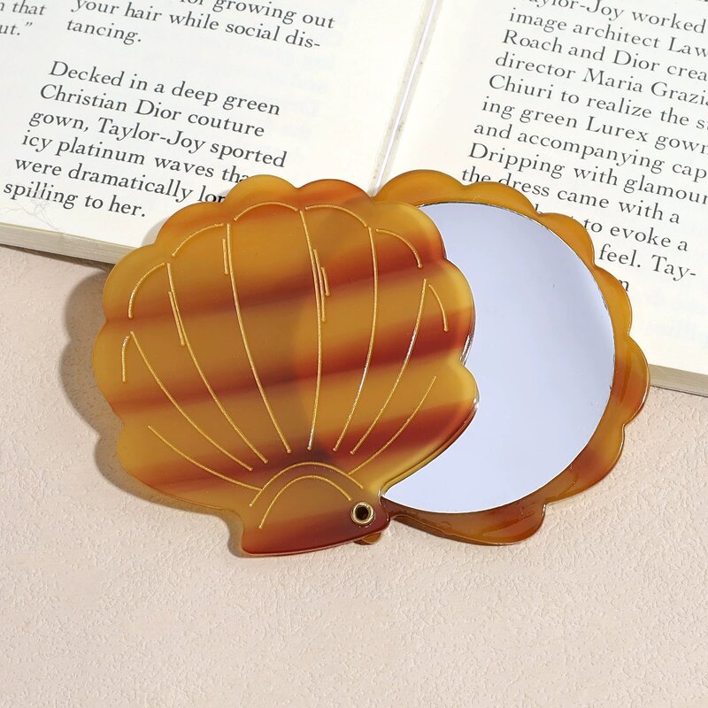 Makeup Mirror Manufacturer - Summer Women's High-grade Acetic Acid Shell Portable