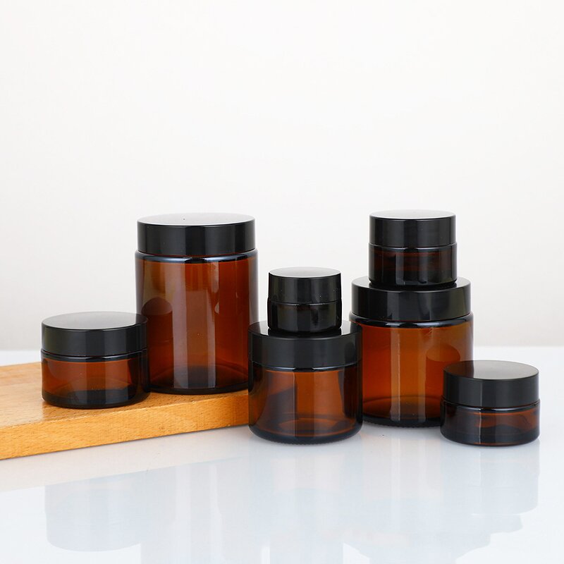 Glass Cream Jar Manufacturer - 30g Light-blocking Eye Cream Portable Sample Bottles