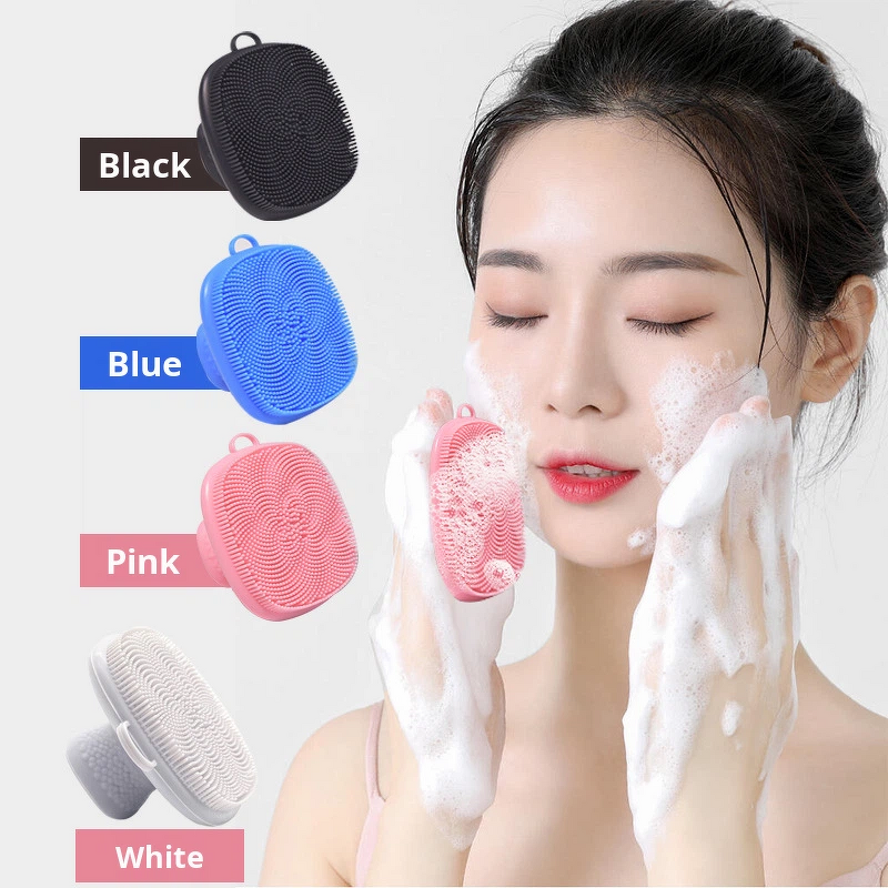 Body Brush Manufacturer - High Quality Simple Oval Silicone Scrubber Gentle Exfoliating