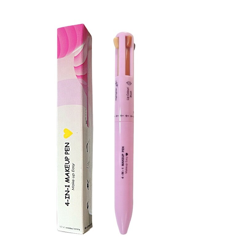 Makeup Pen Manufacturer - 4-in-1 Travel Touch-up Eyeliner Lip Liner Highlighter