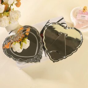 Makeup Mirror Manufacturer - New Arrival Customize Logo Luxury Electroplate Table