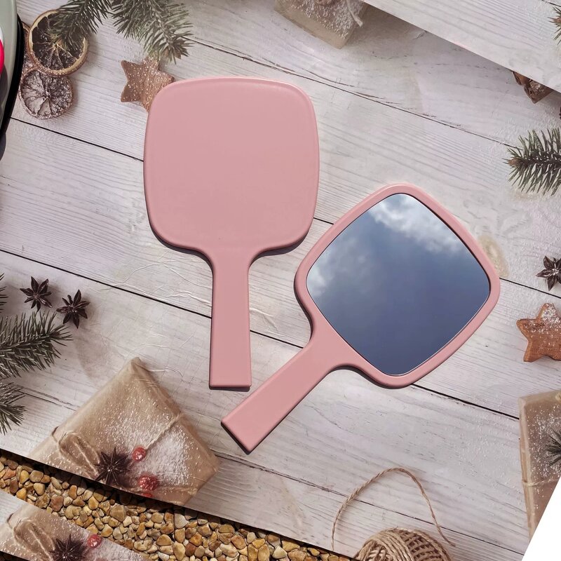 Cosmetic Mirror Manufacturer - New Arrival Customize Logo Square Single Side Handheld