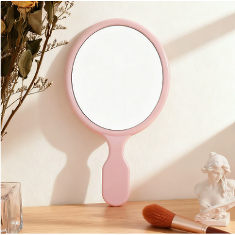 Cosmetic Mirror Manufacturer - High Quality Customize Logo Round Single Side Handheld