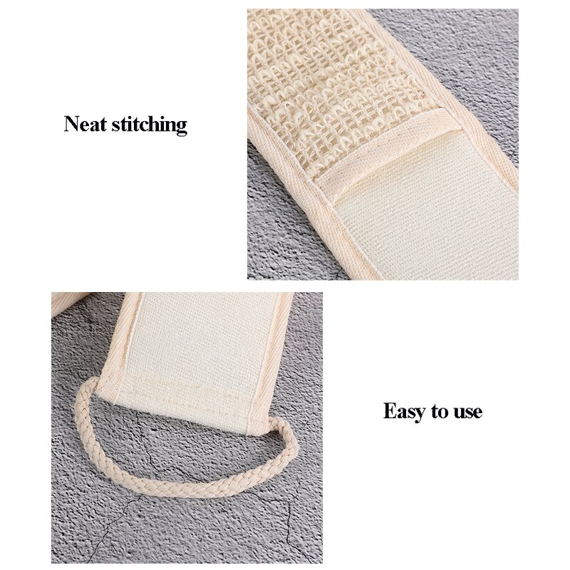 Loofah Strips Manufacturer - Eco-friendly Exfoliating Natural Hemp Bath Back