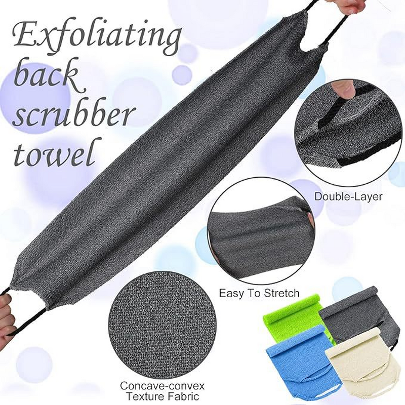 Back Exfoliating Tool Manufacturer - Nylon Long Strip Pull Rope Painless Scrubbing