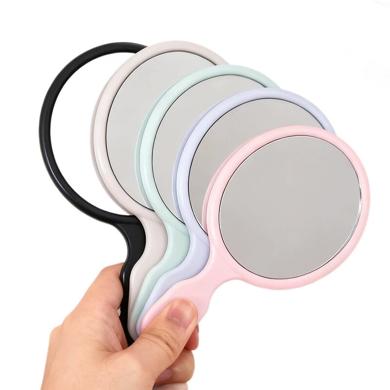 Cosmetic Mirror Manufacturer - High Quality Customize Logo Round Single Side Handheld