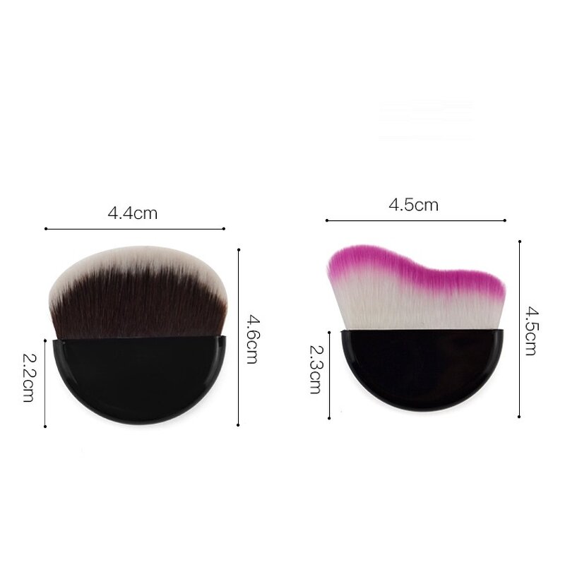 Makeup Brush Manufacturer - Portable Single Flat Fan for Foundation Powder Blush