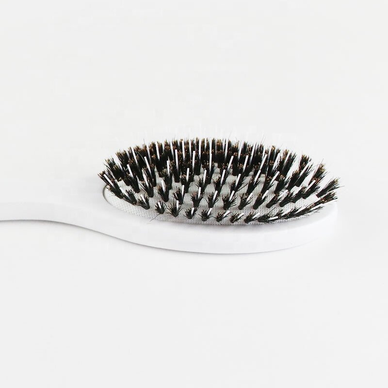 Boar Bristle Brush Set Manufacturer - Custom Logo Wooden with Cotton Bag & Cleaner