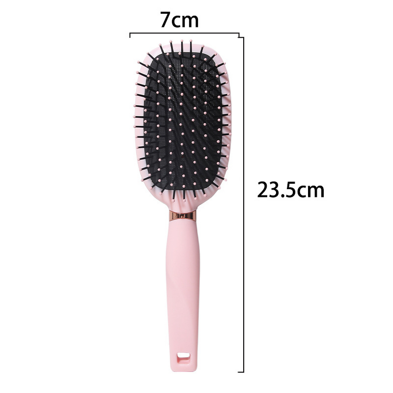 Styling Comb Set Manufacturer - Ionic Daily Pink Portable Paddle Hollow Out Curved