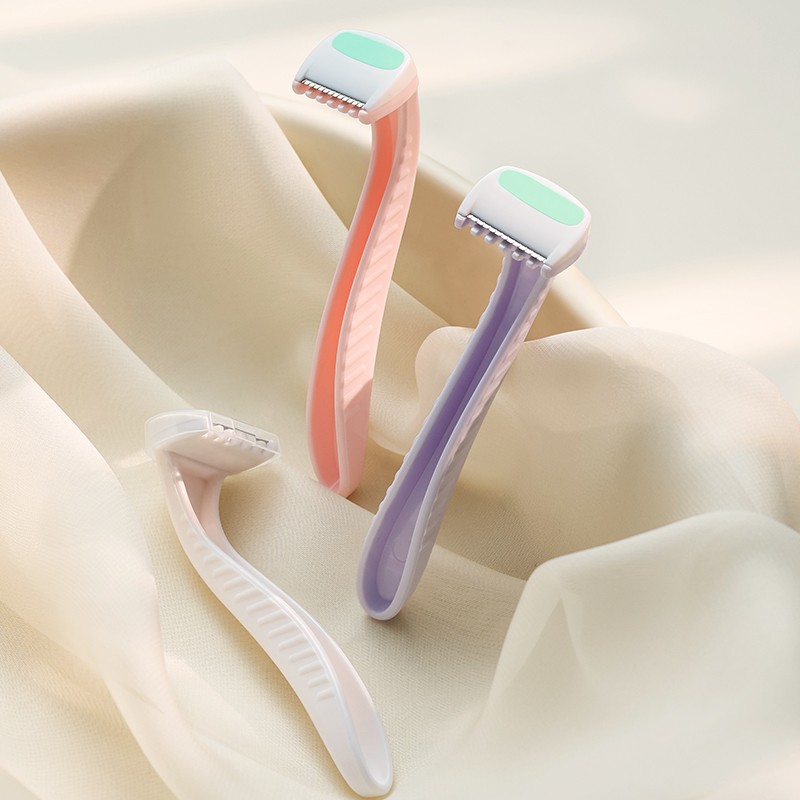 Hair Removal Razor Set Factory - 3pcs Professional Portable Safety Women Body Razor Kit for Leg