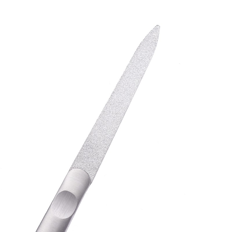 Stainless Steel Nail File Factory - Professional Non-slip Metal Manicure Polishing Fingernail File