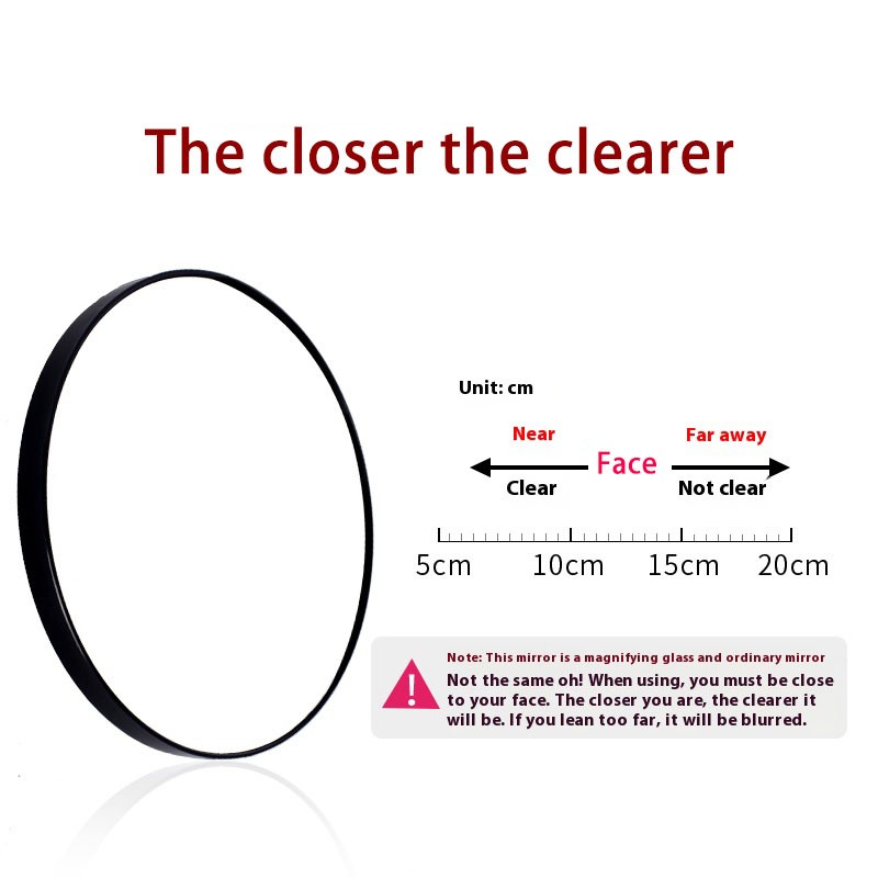 Magnifying Mirror Factory - 5X 10X 15X Mini Portable Compact Pocket Round Small Makeup