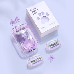 Razor with Replacement Head Factory - Portable Mini Safe 5 Layer Blade with Extra Head Replacement