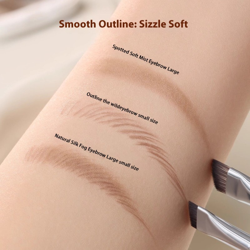 Double Ended Brow Brush Factory - High Quality Professional Angled Eye Brow Spoolie Eyelash Comb