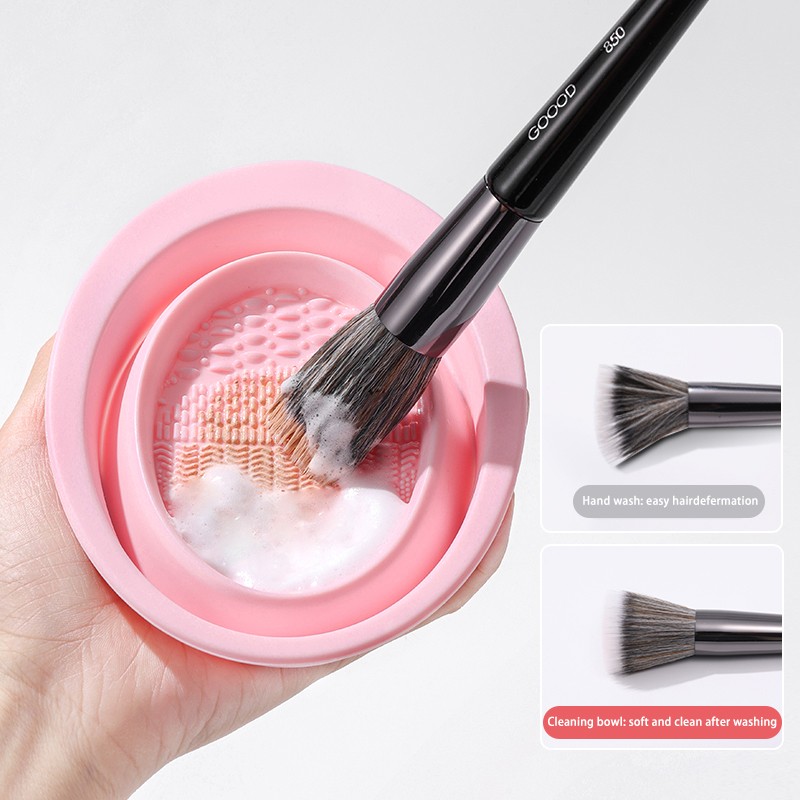 Silicone Brush Cleaner Manufacturer - Foldable Portable Cosmetic Brush Cleaning Pad for Powder Puffs