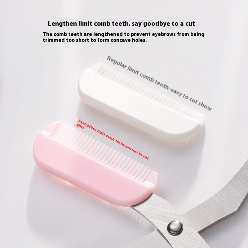 Precision Eyebrow Scissor Factory - Stainless Steel Professional With Comb Beauty Makeup Tool Grooming