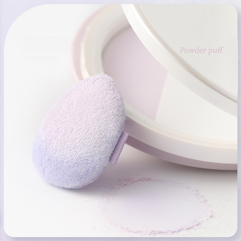 Finger Tip Puff Manufacturer - Professional 4pcs Super Soft Flocking for Highlighter Blush Loose Powder