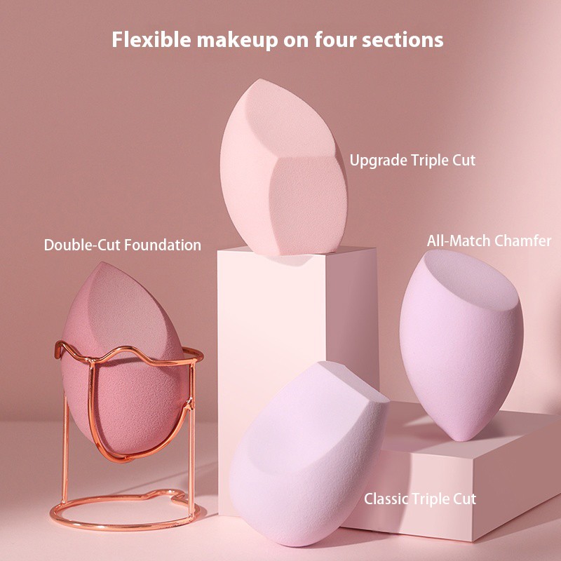 Beauty Sponge Set Manufacturer - 4pcs Super Soft Cosmetic Private Label Custom Egg Wholesale