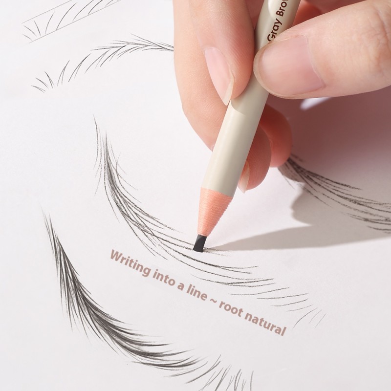 Eyeliner Pencil Factory - High Quality Professional Slim 2mm Brown Wooden Waterproof Makeup Cosmetic