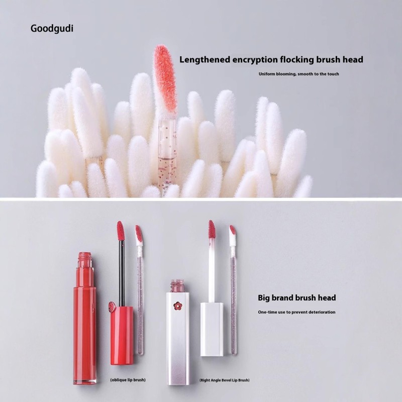 Disposable Lip Brush Factory - 100pcs Pink Blending Blue Crystal Lipstick Gloss Wands Applicator