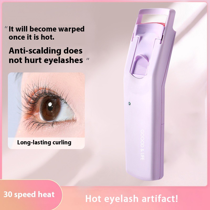 Heated Eyelash Curler Manufacturer - Mini Travel Portable Fast Heated up Compact Plastic Beauty