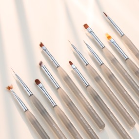 Nail Art Brush Manufacturer - Professional Custom Nail Liner Art Drawing Dotting Pens Tool for Salon