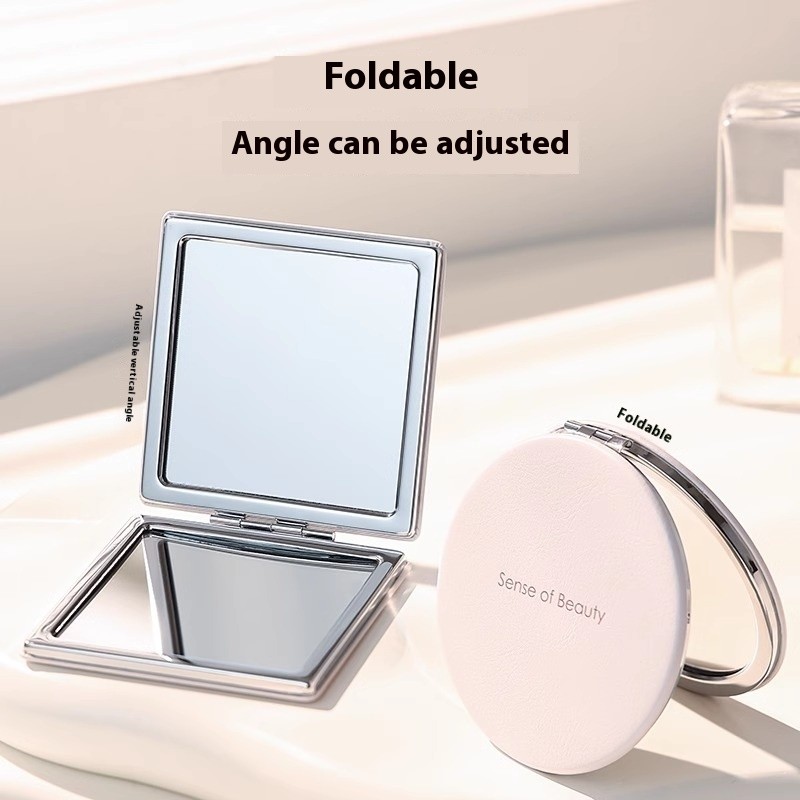 Magnifying Makeup Mirror Manufacturer - Double-sided 1x/2x Folding Portable Pocket Compact