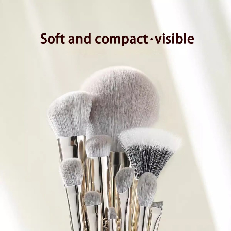 Makeup Brush Kit Manufacturer - 10pcs Black Professional Powder Eyeliner Eyeshadow Foundation Cosmetic