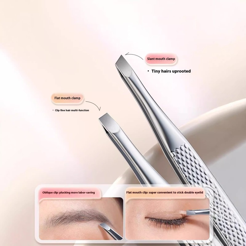 Beard Removal Tweezer Manufacturer - Professional Great Precision Flat and Slant Facial Hair Stainless Steel