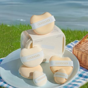 Powder Puff Set Factory - 6pcs Super Soft in Box Air Cushion Loose Powder Concealer Foundation