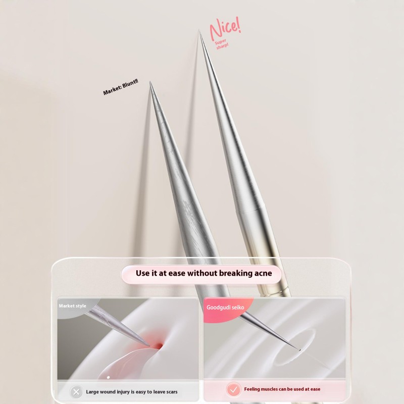 Blackhead Remover Manufacturer - Personal Skin Care Tools Stainless Steel Acne Needle Suit Comedone Extractor