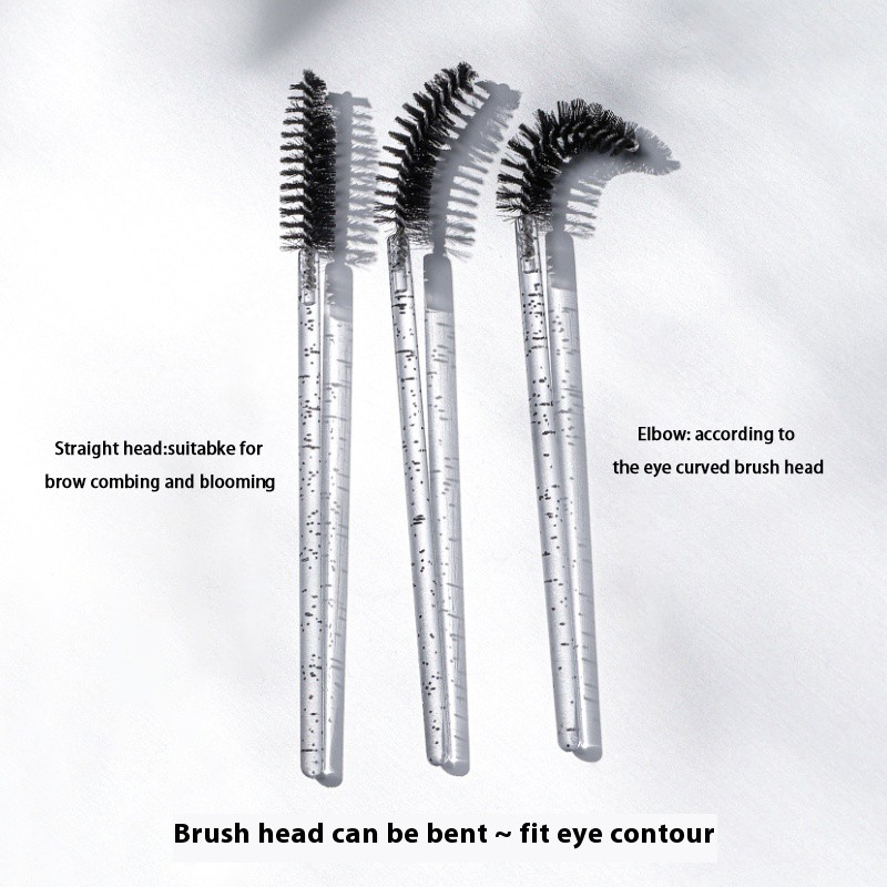 Disposable Eyelash Brush Factory - 50pcs Crystal Extension Eyebrow Eye Lash Plastic Mascara Wands Professional