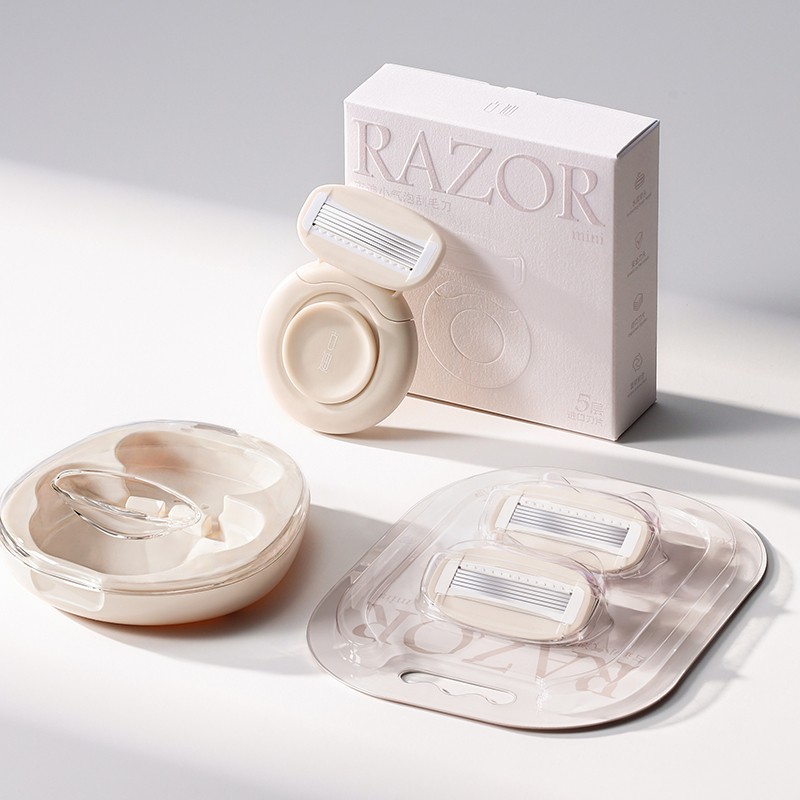 Floating Head Razor Factory - Portable Mini Safe 45° Floating Head Professional for Women Leg