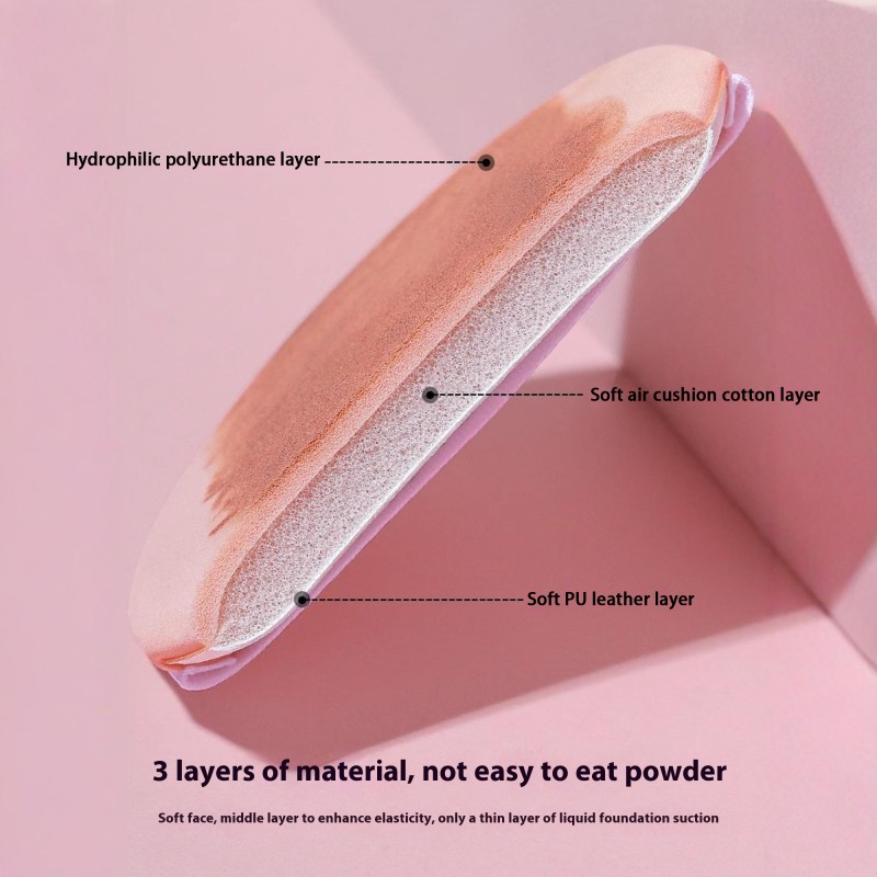 Makeup Sponge Puff Manufacturer - 7pcs Super Soft Face Sponge for Loose Powder Foundation Wet Dry