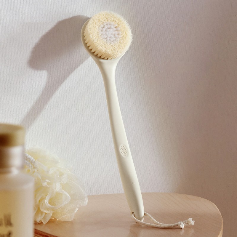 Shower Brush Factory - Manufacturer Wholesale Super Soft Bristles Long Handle Anti-Slip Body Brush