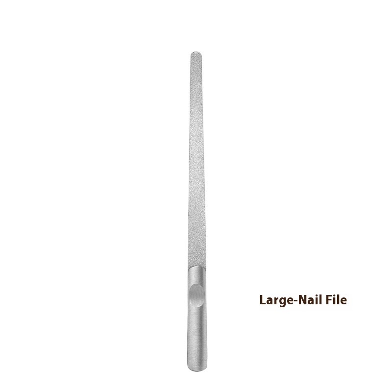 Stainless Steel Nail File Factory - Professional Non-slip Metal Manicure Polishing Fingernail File